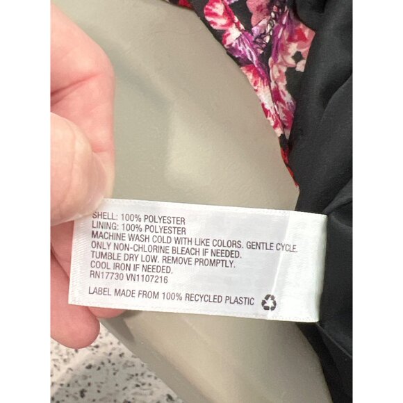 Isabel Maternity Floral Maxi Dress Size XS V Neck Tiered 3/4 Sleeve Chiffon NEW - Picture 5 of 7